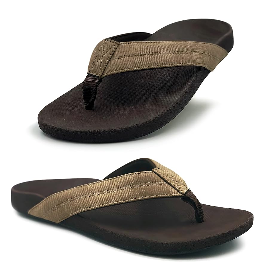 Amazon.com | Zullaz - Snapper Orthotic Flip Flops for Men
